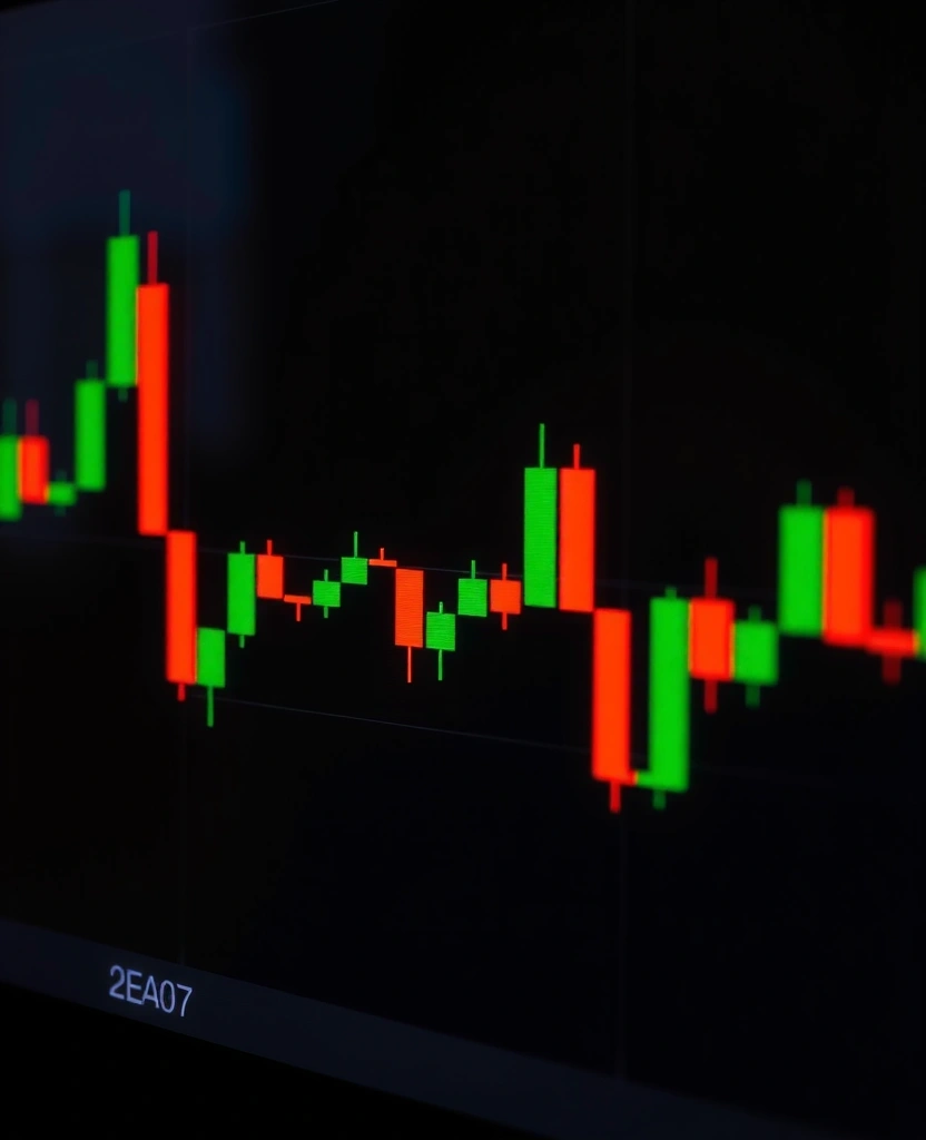 Gráfica financiera oscura